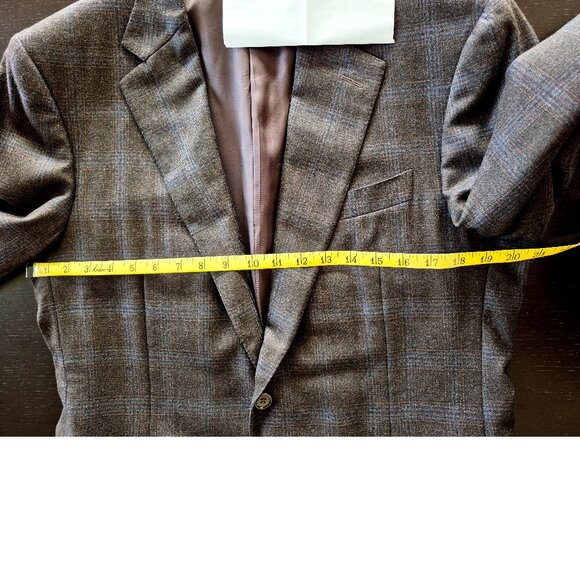 Canali Wool Blazer EU50 (US 40) Italy Windowpane, Harry Rosen - Picture 13 of 16